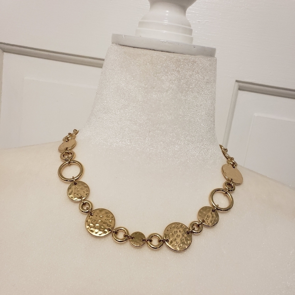 Charming Charlie Goldtone Fashion Jewelry Necklace, Business Casual
